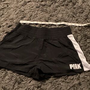 PINK Victoria's Secret Black and White Athletic Shorts